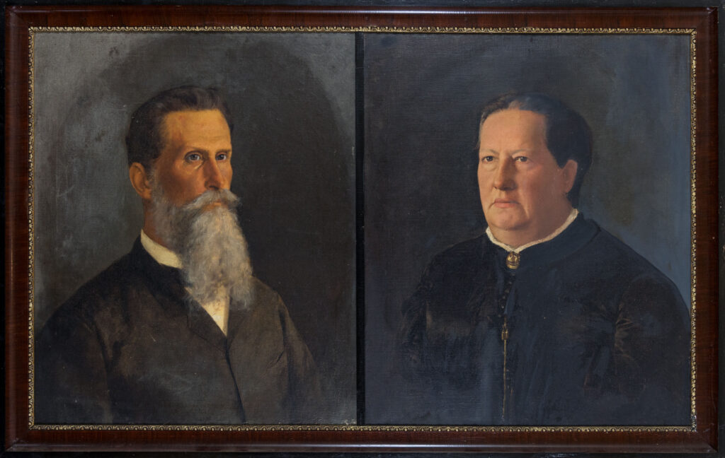 Retrato de Coronel João Schmitt e esposa integra ações de restauração do acervo museológico de São Leopoldo - Foto @NiltonSantolin
